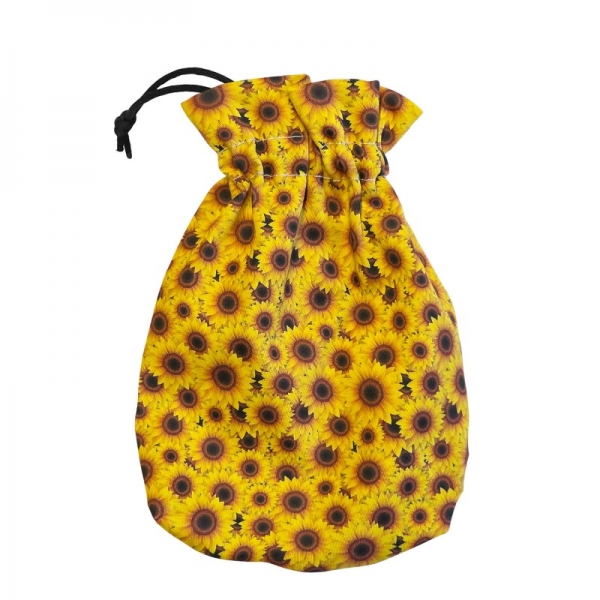 Dice Accessories: Full Art Dice Pouch: Sunflower