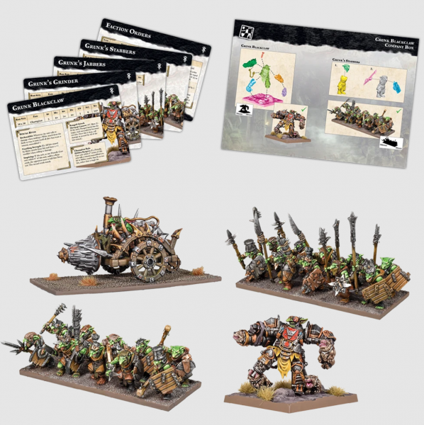 Kings of War: Champions - Grunk Blackclaw Company Box