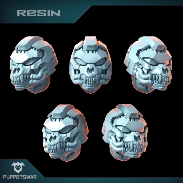 Puppetswar: (Accessory) Werewolf Helmets