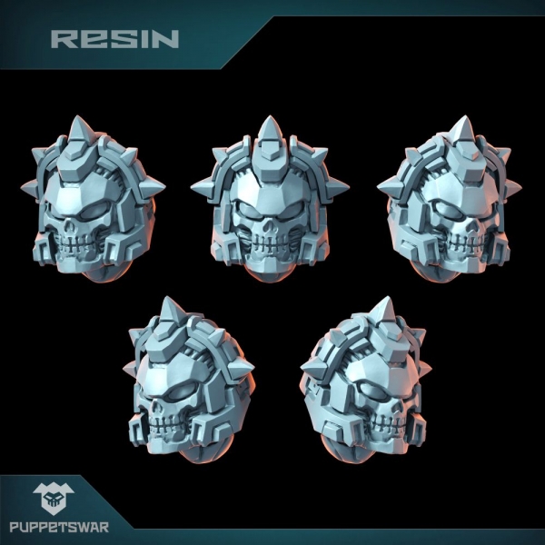 Puppetswar: (Accessory) Saint Reaper Helmets (5)