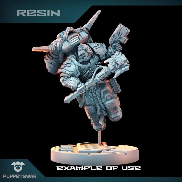 Puppetswar: (Accessory) Saint Reaper Helmets (5)