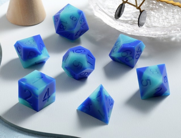 Dice Habit Silicone Dice Set (7pcs) [Horizon (Glow)]