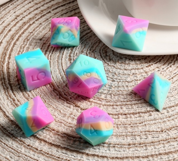 Dice Habit Silicone Dice Set (7pcs) [Cake]