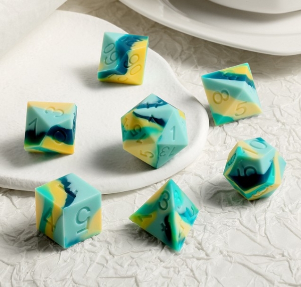 Dice Habit Silicone Dice Set (7pcs) [Canyon]