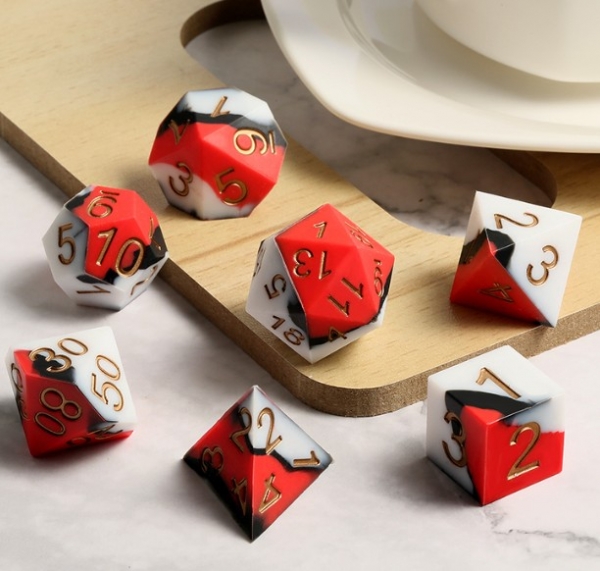 Dice Habit Silicone Dice Set (7pcs) [Mime]