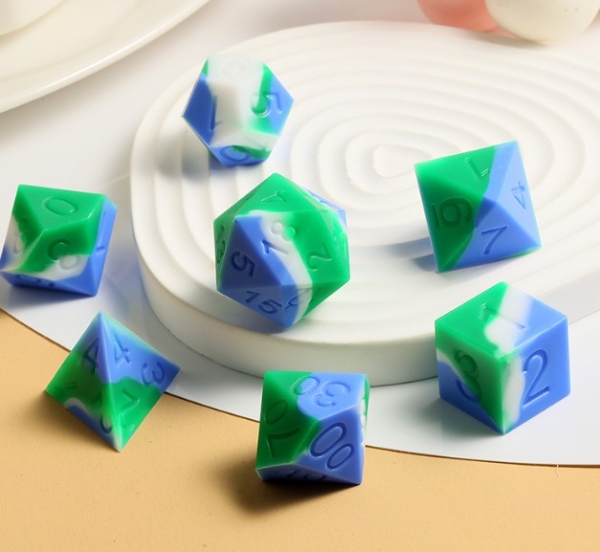 Dice Habit Silicone Dice Set (7pcs) [Earth]