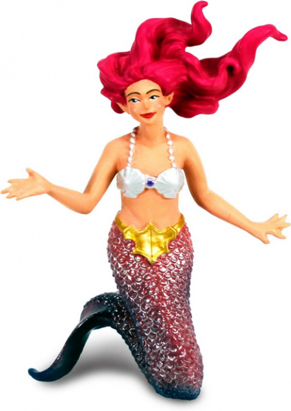 Mythical Realms: Pink-Haired Mermaid