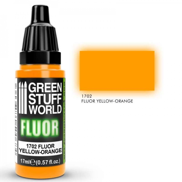 Green Stuff World: Fluor Paint YELLOW-ORANGE
