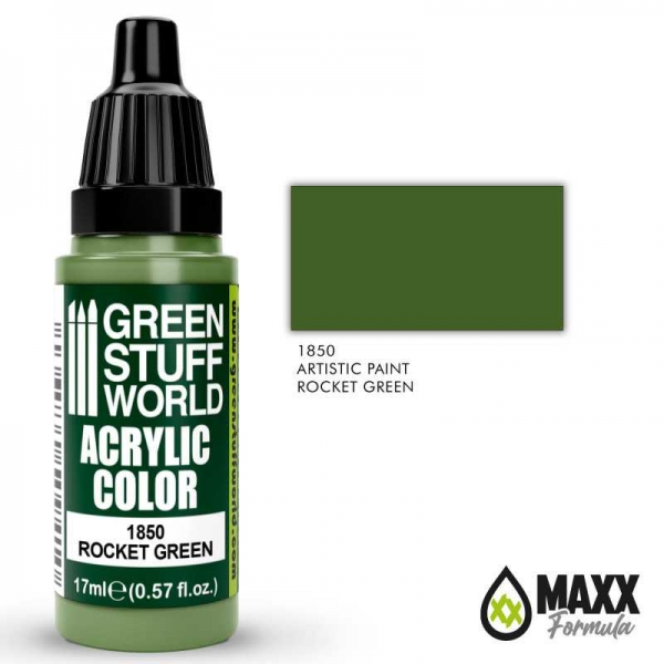 Green Stuff World: Acrylic Color ROCKET GREEN