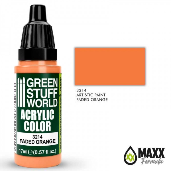 Green Stuff World: Acrylic Color FADED ORANGE