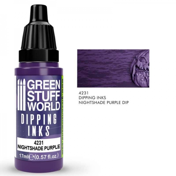 Green Stuff World: Dipping ink 17 ml - Nightshade Purple Dip