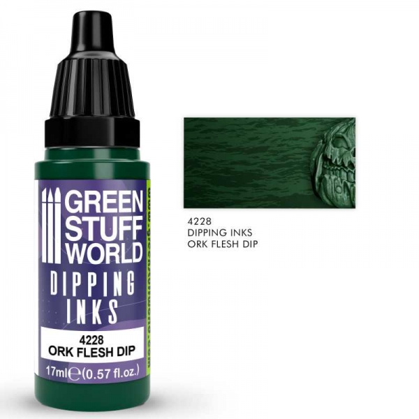 Green Stuff World: Dipping ink 17 ml - Ork Flesh Dip
