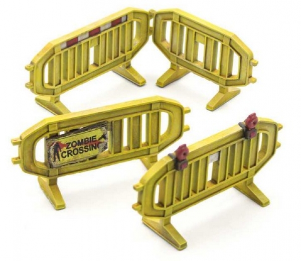 Green Stuff World: Plastic Barricades 1:48