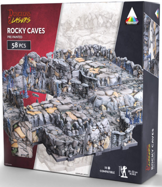 Dungeons & Lasers: Rocky Caves (Pre-painted)