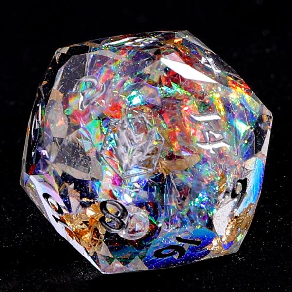 Captured Magic Luster Cut Resin - Crystal