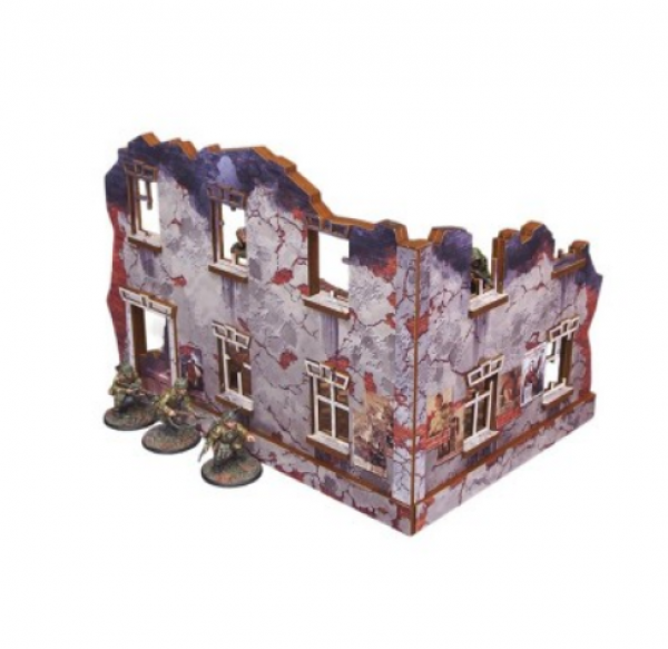 WW2 Prepainted Scenery 28mm: Ostfront Village - Stalingrad Univermag Right
