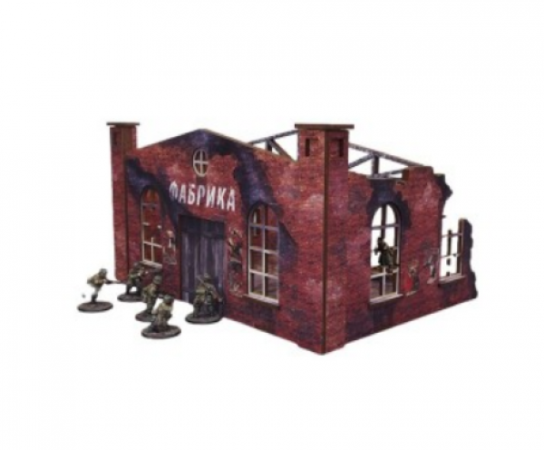 WW2 Prepainted Scenery 28mm: Ostfront Village - Stalingrad Factory Front