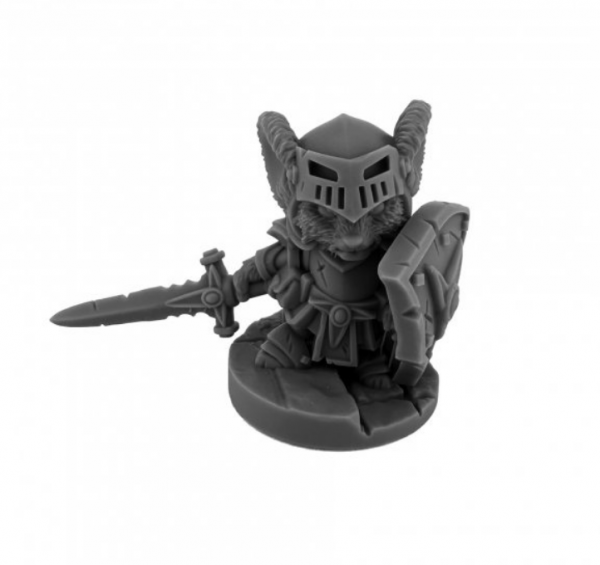 Reaper Miniatures: Mousling, Knight of the Flame Wyrm on Foot
