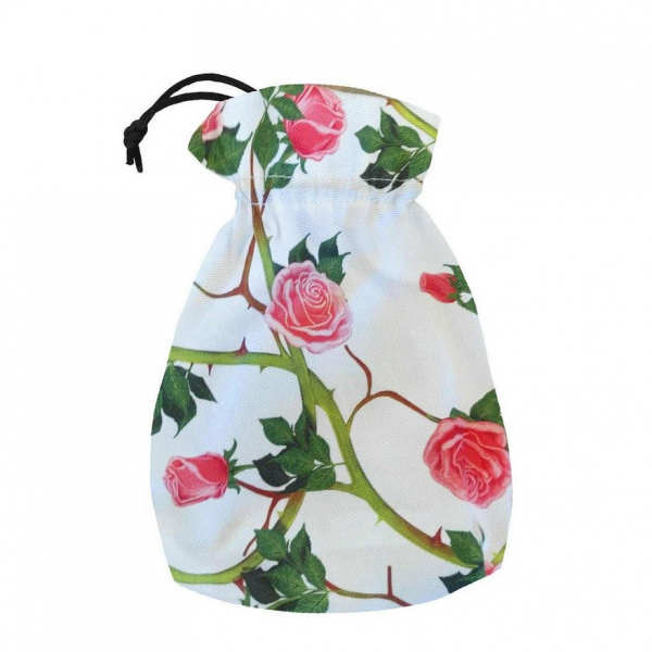 Dice Accessories: Full Art Dice Pouch: Roses