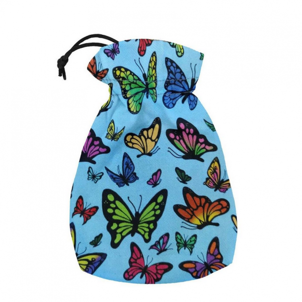 Dice Accessories: Full Art Dice Pouch: Butterfly