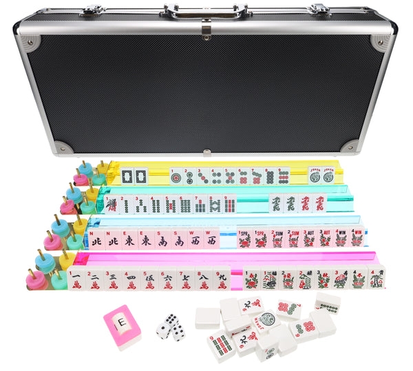 Wood Expressions: WE Games Black Mahjong - American Style