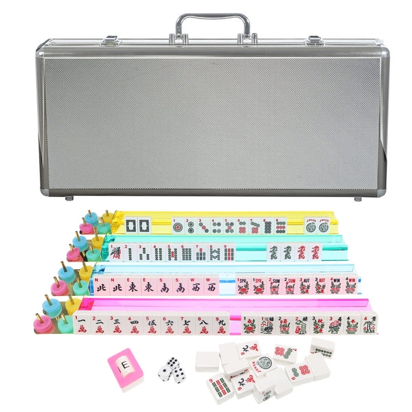 Wood Expressions: WE Games Aluminum Mahjong - American Style