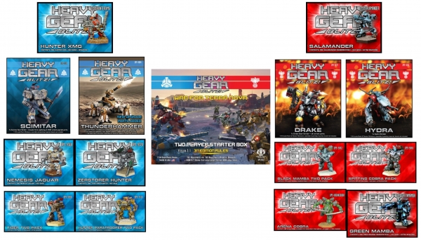 DP9 Heavy Gear Blitz Store Starter Core Pack