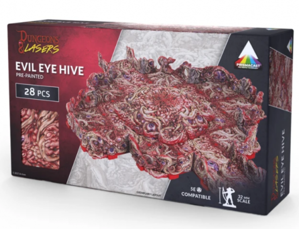 Dungeons & Lasers: Pre-painted Miniature Terrain - Evil Eye Hive