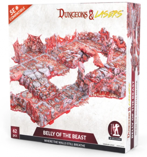Dungeons & Lasers: Miniature Terrain - Belly of the Beast