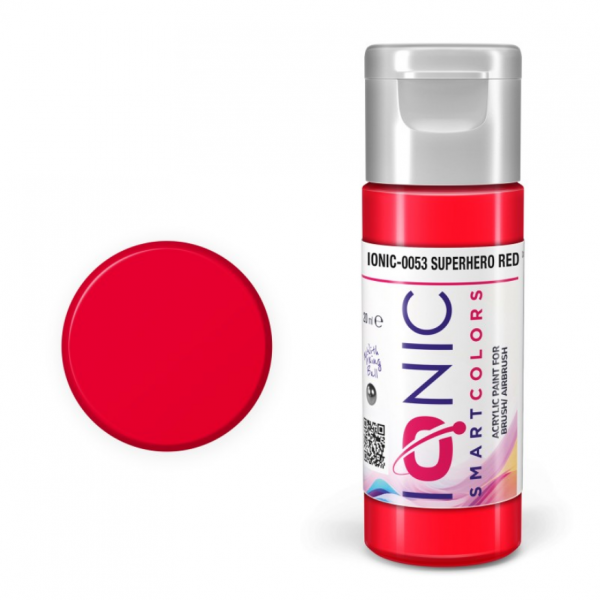 AMMO: IONIC Acrylic Colors - Superhero Red (20mL)