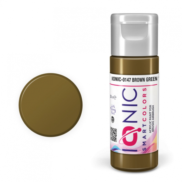 AMMO: IONIC Acrylic Colors - Brown Green (20mL)