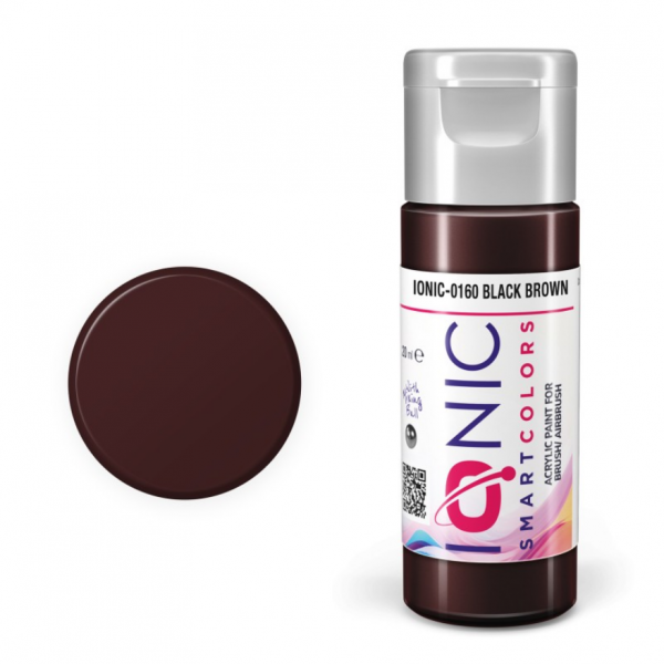 AMMO: IONIC Acrylic Colors - Black Brown (20mL)