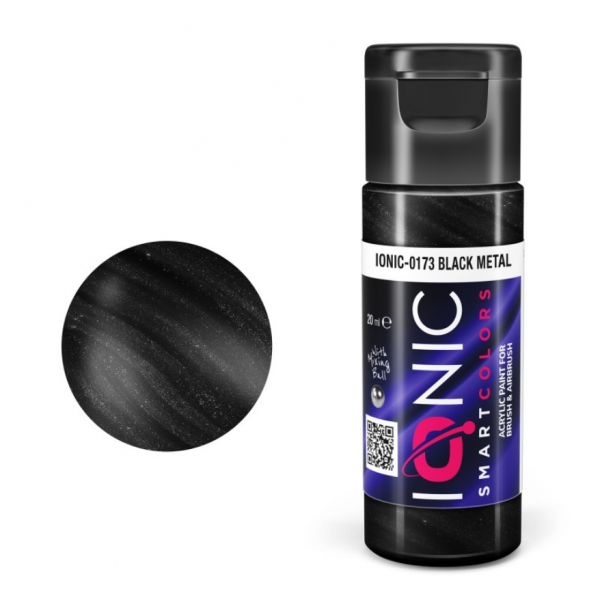 AMMO: IONIC Acrylic Colors - Black Metal (20mL)