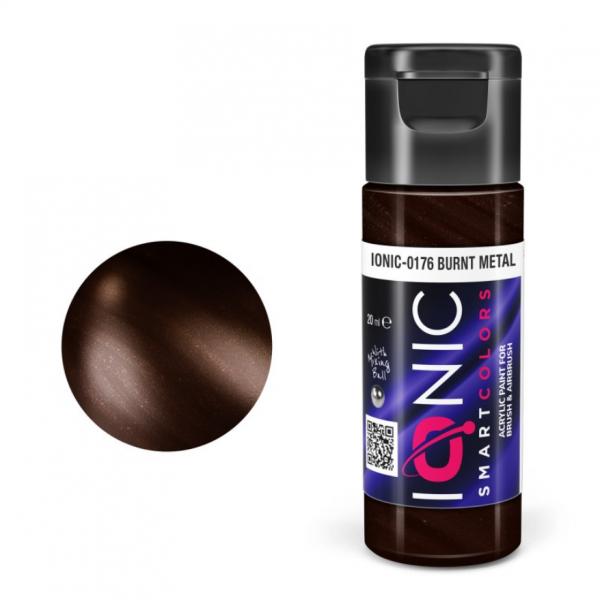 AMMO: IONIC Acrylic Colors - Burnt Metal (20mL)