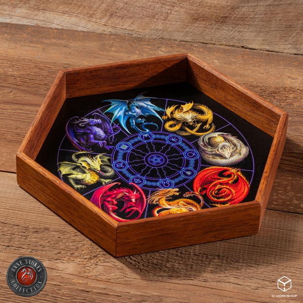 Anne Stokes Dice Tray: Dragons of the Sabbats