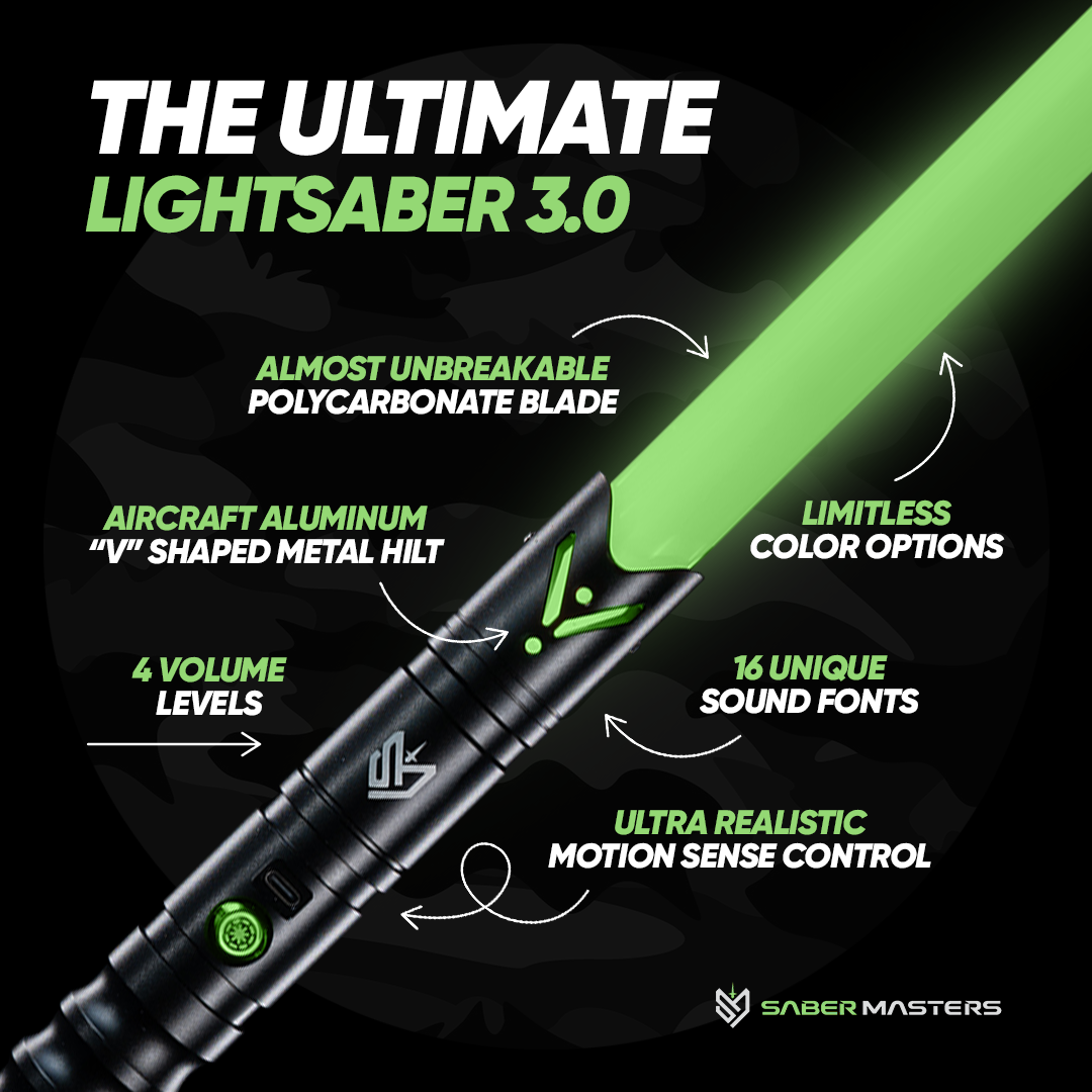 Ultimate Lightsaber 3.0- ''Victory'' Gunmetal