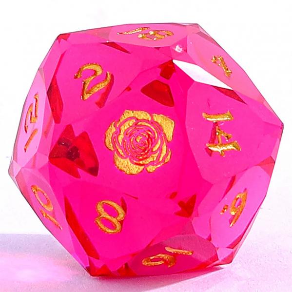 Captured Magic Luster Cut Resin Dice Set - Bouquet of Dice
