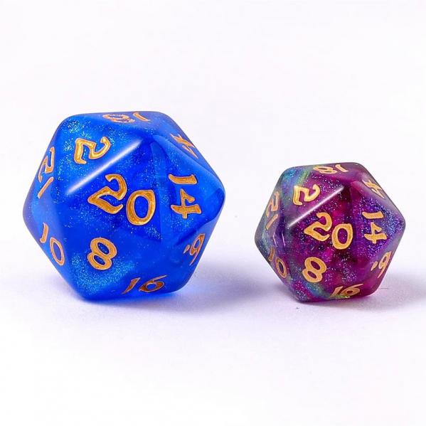 Mini Polymer RPG Dice Set - Siren's Melody
