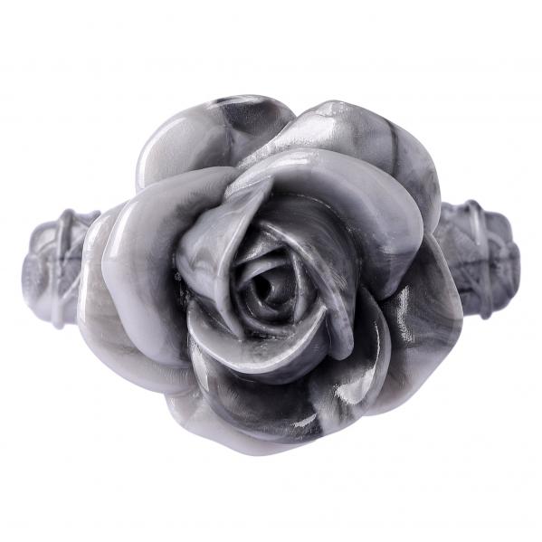 Rose Dagger Resin Dice Case - Silver