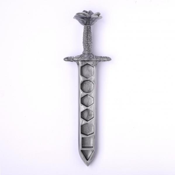 Rose Dagger Resin Dice Case - Silver