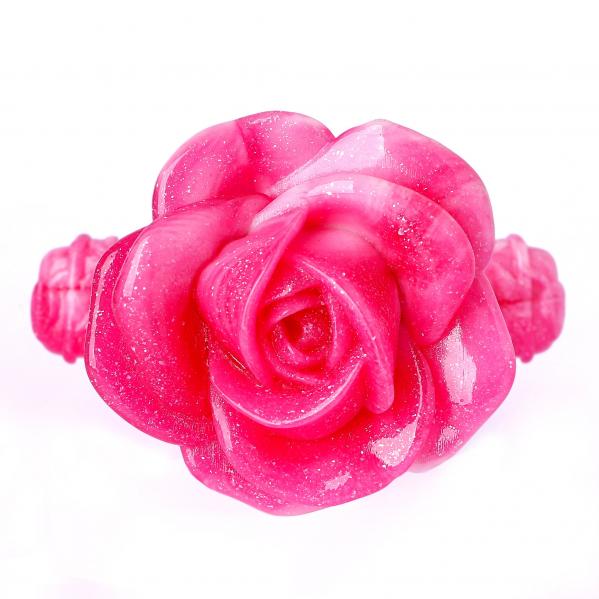 Rose Dagger Resin Dice Case - Pink