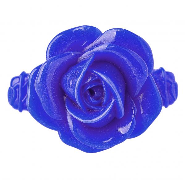 Rose Dagger Resin Dice Case - Blue