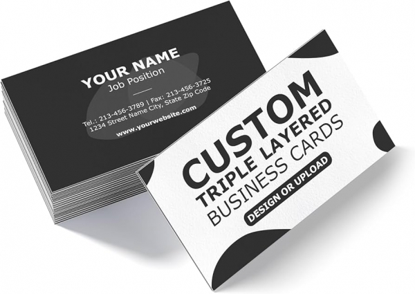 Custom Business Cards (2000 double sided) with Card holder