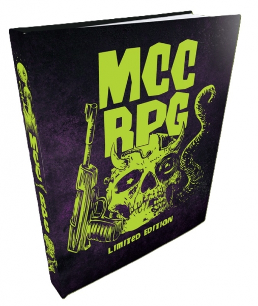 Mutant Crawl Classics Core Rulebook - Fluorescent Demon Skull Edition (HC)