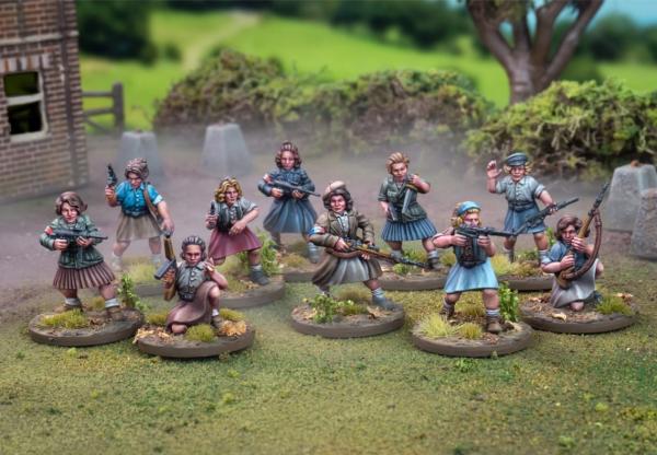 Partisans (2) French Resistance Women