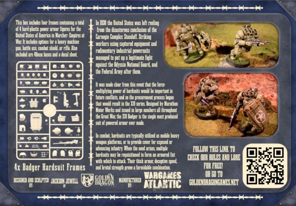 Marcher: X19A2 Badger Hardsuits