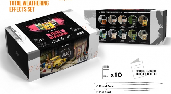 AK-Interactive:  Total Weathering Effects Set
