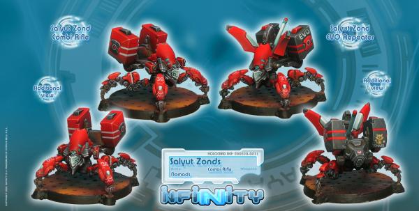 Infinity (#231) Nomads: Salyut Zonds (EVO Repeater Combi Rifle) (2)