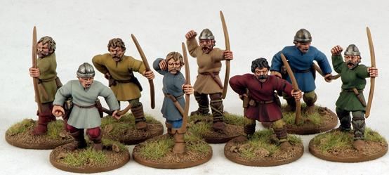 (Carolingian Franks) Warriors w/Bow (8)